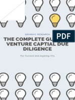 A Complete Guide To Venture Capital Due Diligence