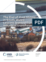 End of Coal Mining South Wales Lessons Learned