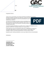 Carta Aumento 2020