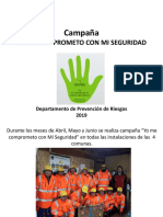 Campaña YO ME COMPROMETO CON MI SEGURIDAD