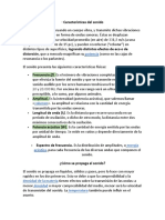 Características Del Sonido