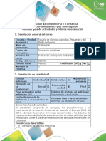 Guía de Actividades y Rúbrica Fase 2 – Presentación de Estudios Ambientales