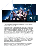 Psychology in Guardians of The Galaxy