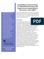 Asphalt Material Characterization For Aashtoware® Pavement Me Design Using An Asphalt Mixture Performance Tester (Ampt)