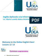 Inglés Aplicado A La Informática: Lic. María Luzmila Malca Alcántara