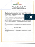 Decreto No 170 2019 MD