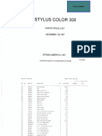 Stylus Color 300: Parts Price List