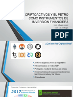 Los Criptoactivos y El Petro