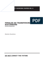 Females As Transferors and Successors. The Greek Perspective