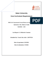 Qatar University Core Curriculum Requirement: Instructor: Mrs. Huda Al Yafei Fall 2021 - L04