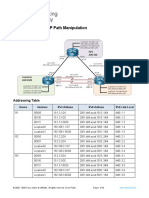 12.1.2 Lab - Implement BGP Path Manipulation