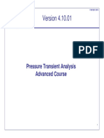 Pressure Transient Analysis Advanced Course