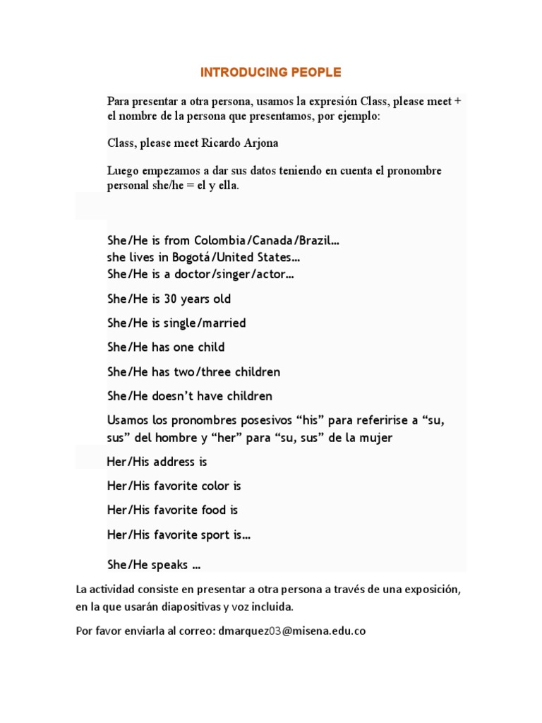 Introducing People | PDF