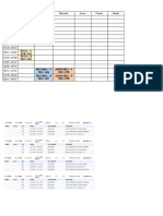 Horario 2021 - 10