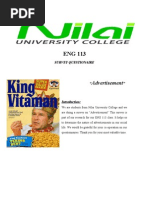 Questionnaire for 113