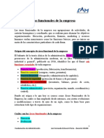 Clase 2 - Areas Funcionales de La Empresa. Antecedentes Historicos.