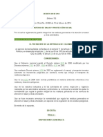 DECRETO 351 DE 2014-Gestion Integral de Los Residuos Generados en La Atencion en Salud