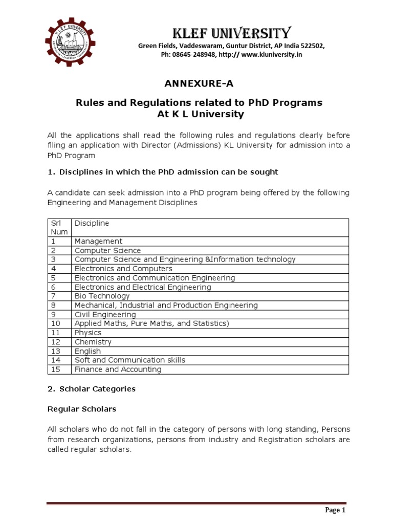 List of appendices example picture