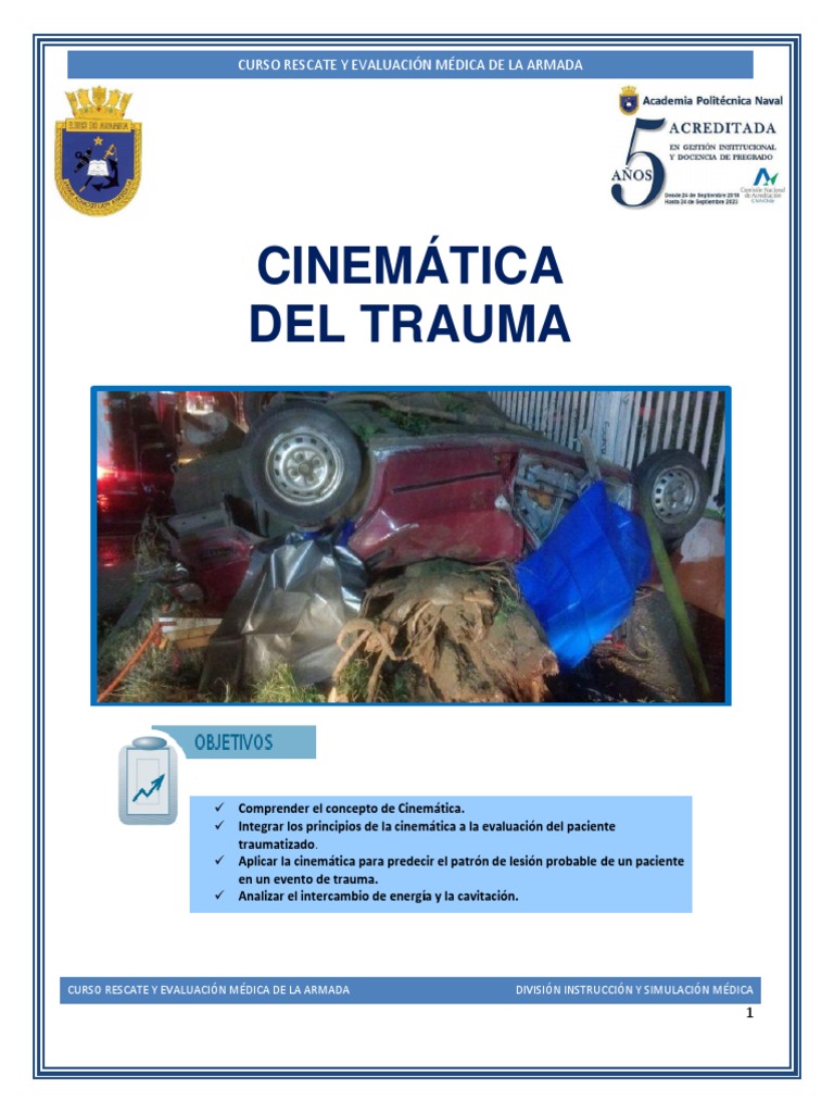 01 Cinemtica Del Trauma | PDF | Munición | Lesión