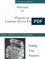 Welcome To Program On Customer Service Excellence