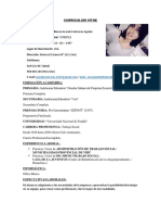 Curriculum Vitae Araceli Aguilar