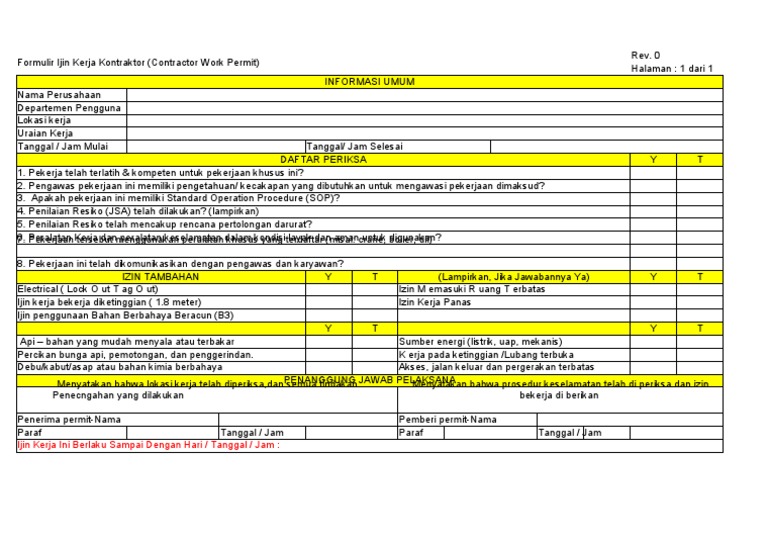 Work Permit | PDF