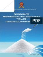 [2010] Position Paper Industri Gula