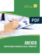 Anexo 8. Identificación de Requisitos Legales y Normativos