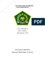 MAKALAH SPEKTRUM GELOMBANG ELEKTROMAGNETIK