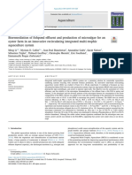 Bioremediation of Fishpond Effluent and Production of Microalgae For An