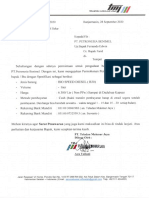 Surat Penwaran PT - Petronesia Benimel