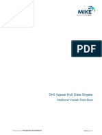 DHI Vessel Hull Data Sheets: Additional Vessels Data Base
