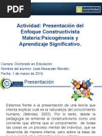 2.2 Presentación Enfoque Constructivista