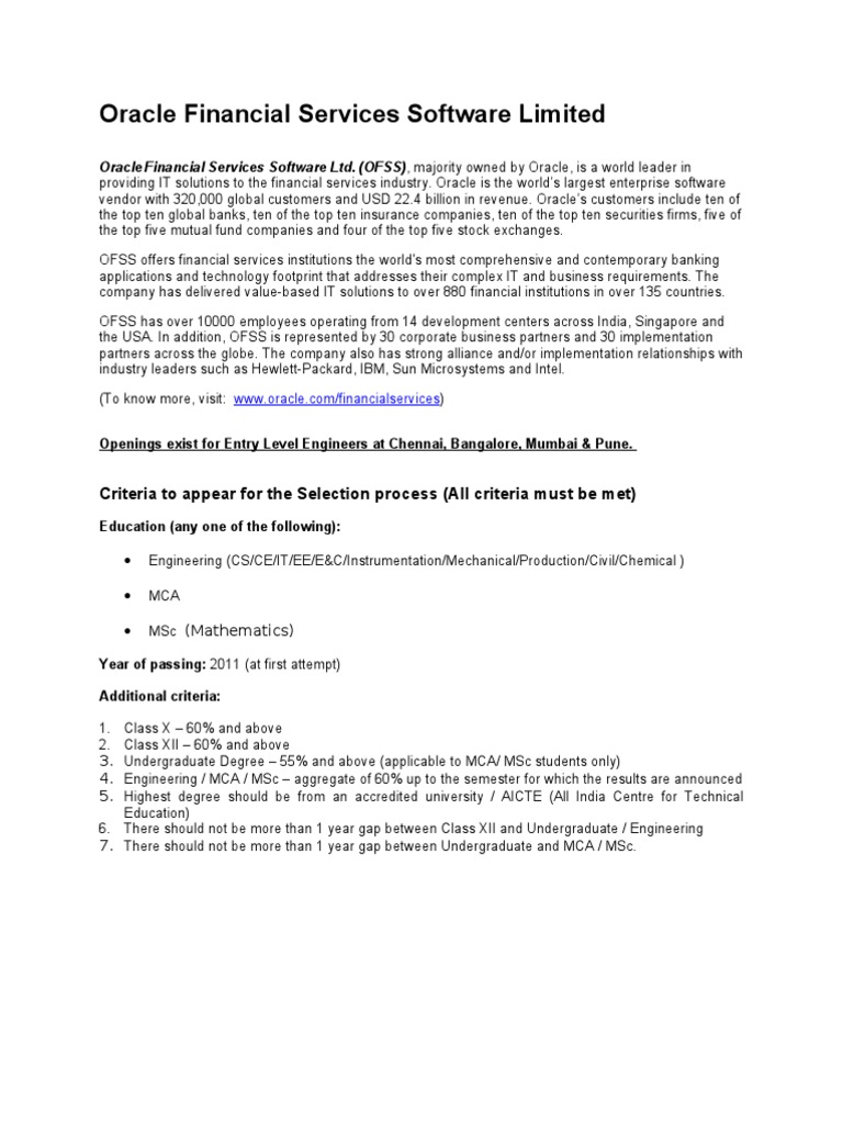 Oracle | PDF