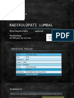 Case Presentation Radikulopati Lumbal