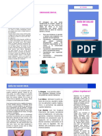 Folleto Salud Oral IPS