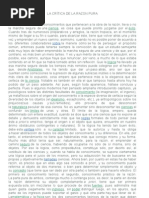 LA CRÍTICA DE LA RAZON PURA