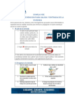 Medidas para Salida y Entrada de La Vivienda