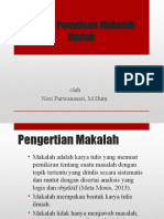 Materi Teknik Penulisan Makalah