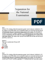English Preparation For The National Examination