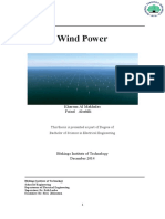 Wind Power: A Study of Large Wind Farms