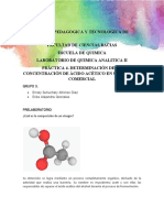 Practica 4. Determinacion de Acido Acetico en Vinagre Comercial