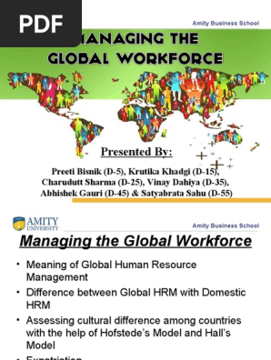 Managing Global Workforce - 