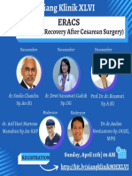 Eracs: (Enhanced Recovery After Cesarean Surgery)