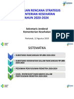 Rancangan Renstra Kemenkes 2020-2024