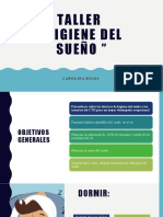 tal como se pidió. Además, resume de manera concisa el tema central del documento que es promover técnicas de higiene del sueño