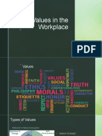 Values in The Workplace