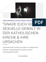 "Gnade Euch Gott!" - Sexuelle Gewalt in Der Katholischen Kirche & Ihre Ursachen - Die Unbestechlichen