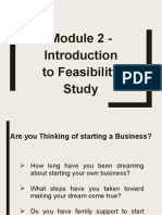 Module 2 - To Feasibility Study