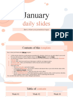 January Daily Slides - by Slidesgo